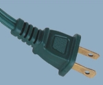 北美UL/cUL认证两芯1-15P极性非极性插头电源线XH201